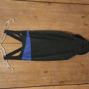 NIKE PRACTICE BLACK/ROYAL BLUE SWIMSUIT NWT SIZE 40 WOMENS 14